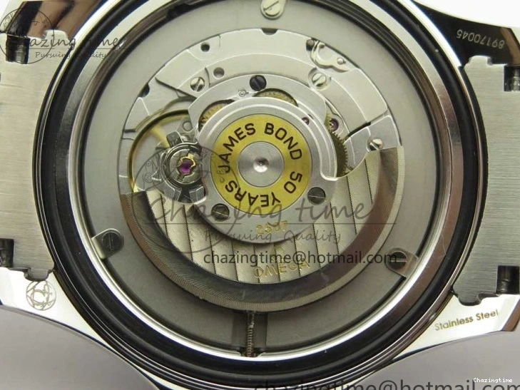 0518 Seamaster 300M Chronometer SS “007” Limited Edition OMF 1:1 Best Edition on SS Bracelet A2824 (Black Balance Wheel) V Seasonal 7952
